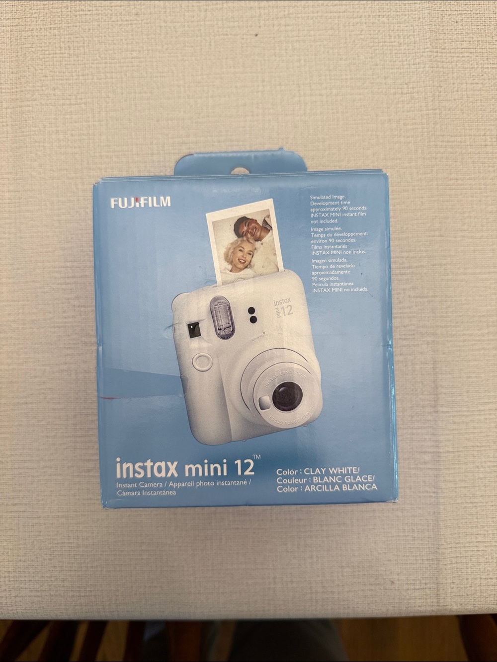 Fujifilm Instax Mini 12 Instant Camera - Clay White